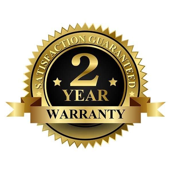 2 Year Warranty